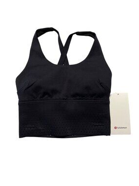 Lululemon Ventilated Tennis Tank Top XS Black NWT Adjustable Straps Built-In Bra